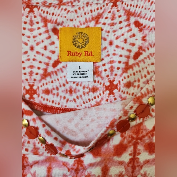 Ruby Rd. Blouse, size L - Picture 4 of 9